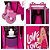 Mochila Feminina Escolar Barbie Rosa de Rodinha + Brindes - Imagem 6