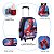 Mochila Masculina Homem Aranha Rodinhas Escolar e Acessórios - Imagem 4