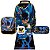 Mochila Masculina Escolar Batman Preta de Rodinha + Itens - Imagem 1
