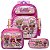 Mochila Feminina Infantil LOL com Lancheira Estojo Costa - Imagem 1
