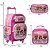 Kit Mochila Feminina Escolar de Rodinha LOL com Lancheira - Imagem 3