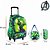 Kit Mochila Infantil Escolar Hulk Com Rodinha - Imagem 3