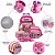 Mochila Feminina Escolar LOL Surprise de Rodinha + Itens - Imagem 4