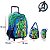 Kit Mochila Escolar Infantil 3d Hulk Com Rodinhas - Imagem 2