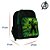 Mochila Pequena Escolar Juvenil Hulk De Costas - Imagem 3