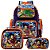 Mochila Masculina Dragon Ball de Costas + Lancheira Escolar - Imagem 1