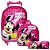 Kit Mochila Escolar Minnie Infantil Com Rodinhas - Imagem 1