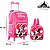 Kit Mochila Escolar Infantil Minnie Com Rodinhas - Imagem 3