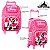Kit Mochila Escolar Infantil Minnie Com Rodinhas - Imagem 2