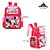 Kit Mochila Escolar Infantil Minnie Mouse Disney De Costas - Imagem 2
