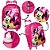 Kit Mochila Escolar Infantil Disney Minnie Mouse De Rodinha - Imagem 2