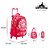 Kit Mochila Infantil Escolar Minnie Com Rodinhas Disney - Imagem 4