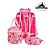 Kit Mochila Rosa Infantil Escolar Minnie 6D com Led e Rodinh - Imagem 9