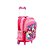 Kit Mochila Rosa Infantil Escolar Minnie 6D com Led e Rodinh - Imagem 3