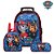 Kit Mochila Escolar Infantil Patrulha Canina Azul de Rodinha - Imagem 1