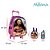 Kit Mochila Infantil Escolar Moana Com Rodinhas - Imagem 3