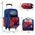 Kit Mochila Homem Aranha Escolar Rodinha Lancheira+Estojo - Imagem 3