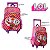 Mochila Escolar Infantil Lol Surprise Glitter de Rodinha - Imagem 3