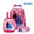 Kit Mochila Escolar Infantil Disney Frozen Com Rodinhas Rosa - Imagem 1