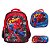 Kit Mochila Infantil Escolar Homem Aranha Marvel de Costas - Imagem 1