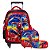 Kit Mochila 3D Infantil Escolar Homem Aranha de Rodinhas - Imagem 1