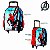 Kit Mochila Infantil Escolar Homem Aranha Com Rodinha - Imagem 2