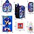 Kit Mochila Escolar Infantil Sonic O Filme Costas com 6 Pçs - Imagem 3