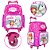 Mochila Menina Escolar Rodinha Princesa Sofia com Lancheira - Imagem 2