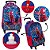 Mochila Infantil Homem Aranha Spider Man Marvel 3D Rodinha - Imagem 3
