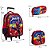 Kit Mochila Escolar Homem Aranha SpiderMan Marvel 3D Rodinha - Imagem 4