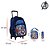 Kit Mochila Infantil Escolar Capitão América Com Rodinha - Imagem 3