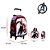 Kit Mochila Escolar Capitão América Marvel Com Rodinhas - Imagem 3