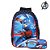 Kit Mochila Escolar Capitão América Avengers De Costas - Imagem 1