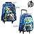 Kit Mochila 3d Escolar Infantil Com Rodinhas Capitão América - Imagem 2