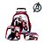 Kit Mochila Escolar Infantil Capitão America Com Rodinhas - Imagem 1