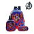Kit Mochila Escolar Infantil De Costas Avengers Guerra Infin - Imagem 1