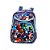Kit Mochila Infantil Escolar Avengers Marvel Azul de Costas - Imagem 2