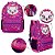 Mochila Feminina Infantil Marie com Lancheira Estojo Costa - Imagem 2