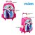 Kit Mochila Escolar Infantil Elsa e Anna Frozen De Rodinha - Imagem 2