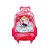Mochila Rosa Infantil Escolar Frozen Com Rodinhas Disney - Imagem 1