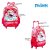 Mochila Rosa Infantil Escolar Frozen Com Rodinhas Disney - Imagem 2