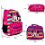 Mochila Feminina Infantil Minnie com Lancheira Estojo Costa - Imagem 3