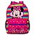 Mochila Feminina Infantil Minnie com Lancheira Estojo Costa - Imagem 5