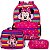 Mochila Feminina Infantil Minnie com Lancheira Estojo Costa - Imagem 1