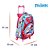Mochila Escolar Infantil Frozen Fever Disney Com Rodinhas - Imagem 3