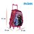 Mochila 3D Escolar Infantil Disney Frozen 2 C Rodinhas Rosa - Imagem 3