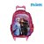 Mochila 3D Escolar Infantil Disney Frozen 2 C Rodinhas Rosa - Imagem 1