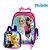 Mochila Infantil Escolar Frozen Com Rodinhas - Imagem 1