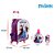 Kit Mochila Escolar Disney Frozen 2 Elsa Anna E Olaf Com Rod - Imagem 3