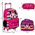 Kit Mochila Feminina Escolar de Rodinha Minnie com Lancheira - Imagem 3